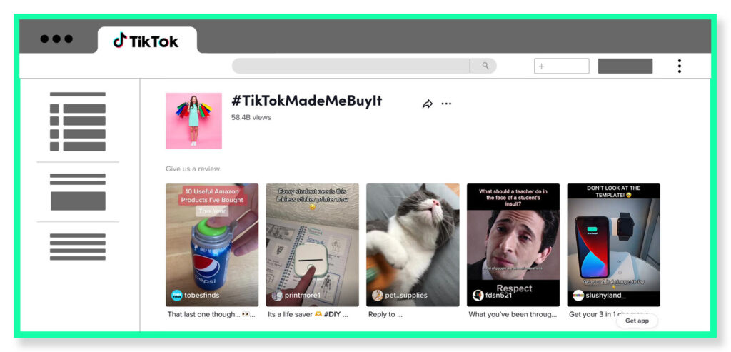 Social Media, insbesondere TikTok, ist eine wichtige Inspirationsquelle für Millennials und Gen Z
